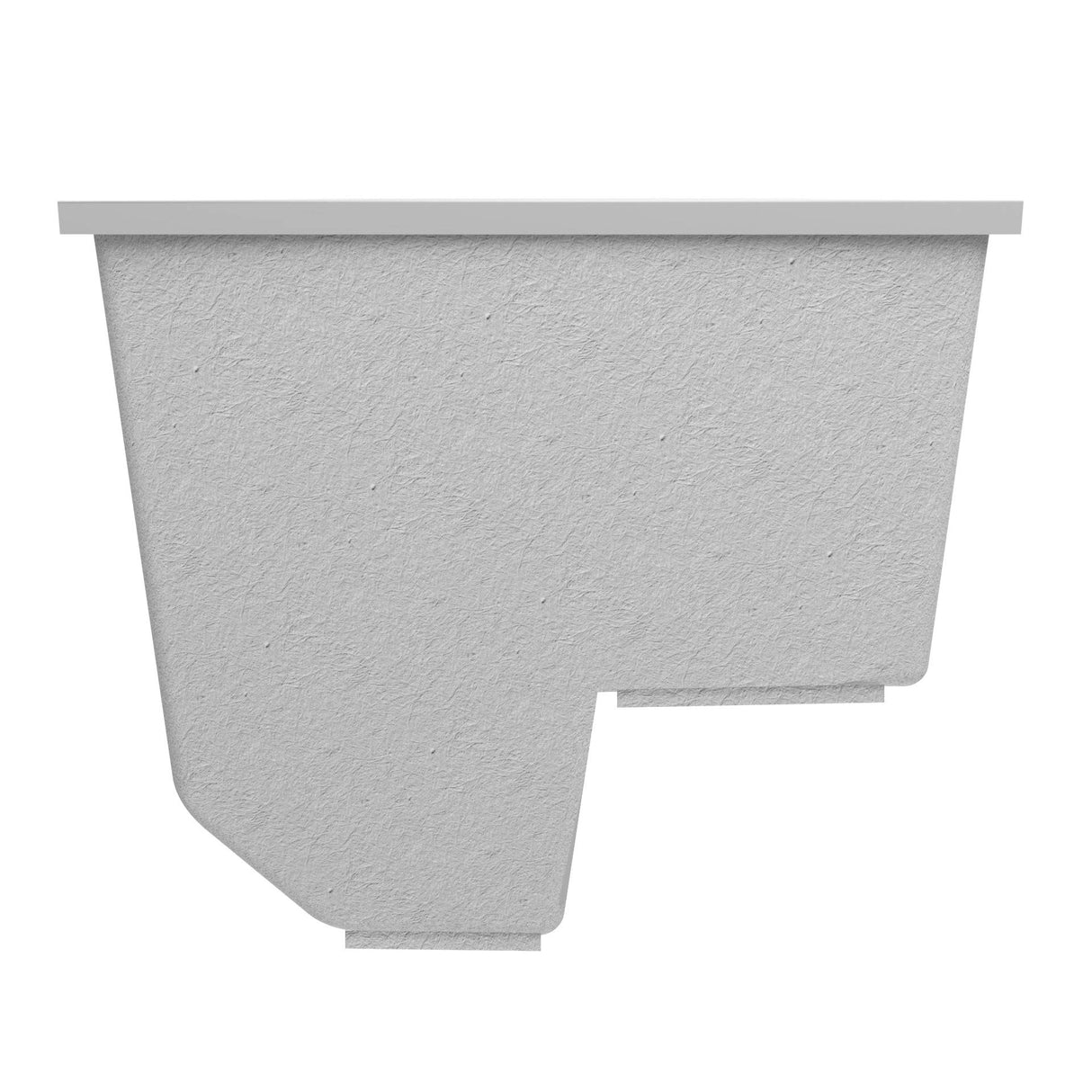 Deep Bathtub With Seat 1100 L x 600 W x 1000 Depth Handmade by Omnitub