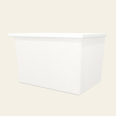 Omnitub Sheer 1000 deep soaking tub in white — Low hero