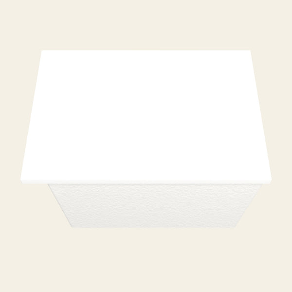 Omnitub Sheer 1000 deep soaking tub in white — Looking in