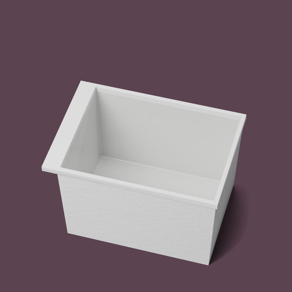 Omnitub Sheer – 1000 × 700 Deep Soaking Tub – 600mm Depth — rim detail [render:rimdetail:nofeet] [bg:deepaub]