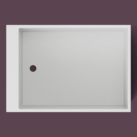 Omnitub Sheer – 1000 × 700 Deep Soaking Tub – 600mm Depth — from above [render:topdown:nofeet] [bg:deepaub]