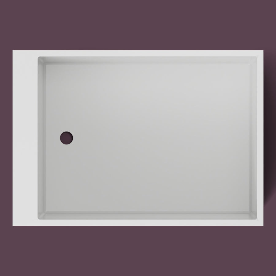 Omnitub Sheer – 1000 × 700 Deep Soaking Tub – 600mm Depth — from above