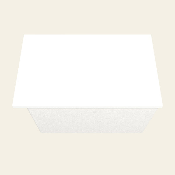 Omnitub Sheer 1100 deep soaking tub in white — Looking in