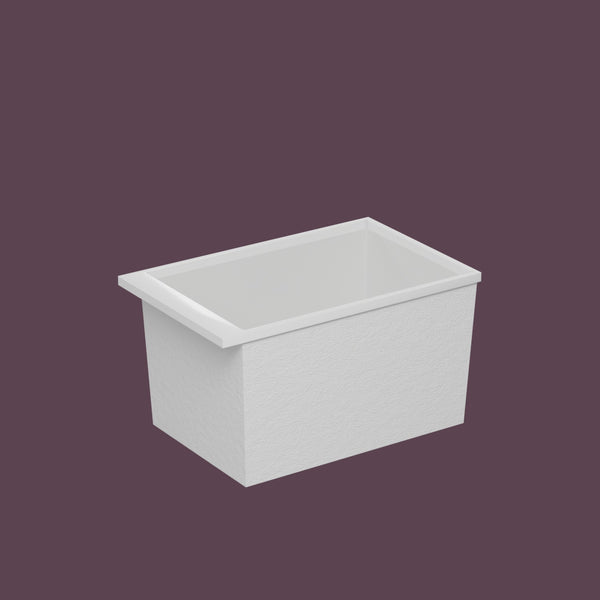 Omnitub Sheer – 1100 × 700 Deep Soaking Tub – 600mm Depth — side three-quarter [render:ext3q:nofeet] [bg:deepaub]
