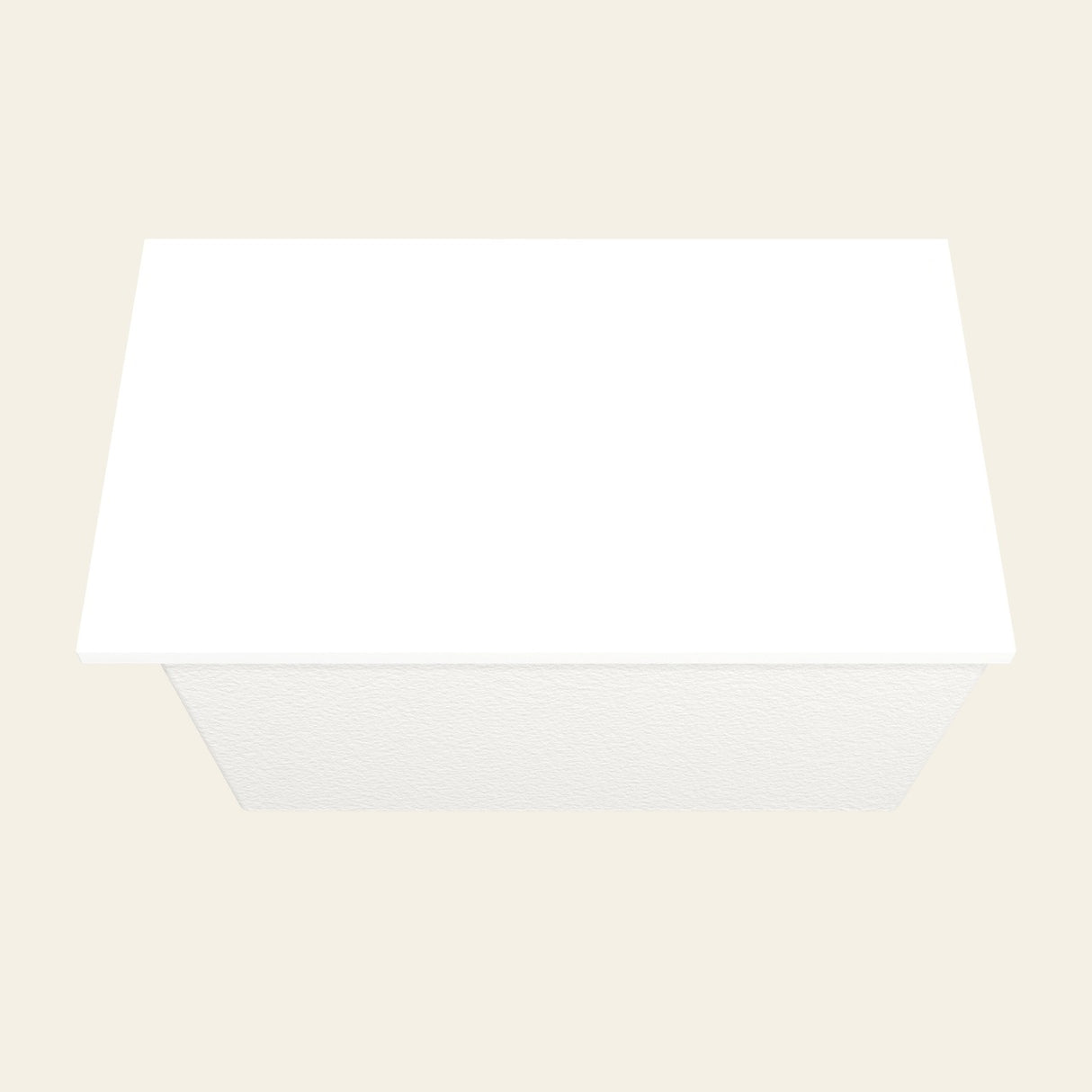 Omnitub Sheer 1200 deep soaking tub in white — Looking in