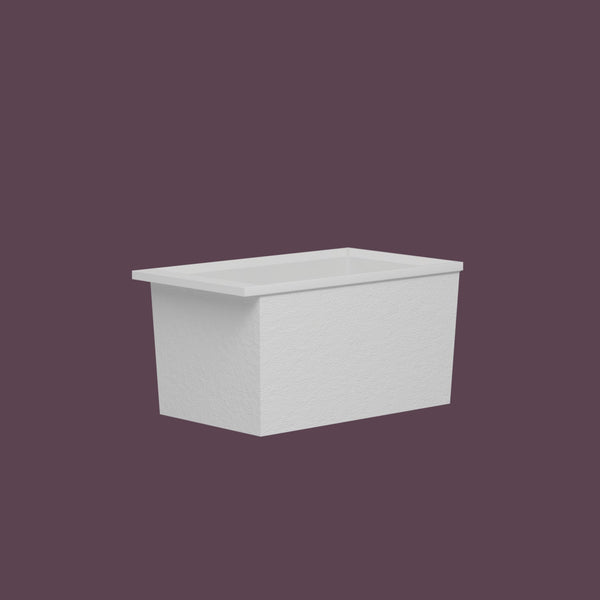 Omnitub Sheer – 1200 × 700 Deep Soaking Tub – 600mm Depth — low corner [render:lowcorner:nofeet] [bg:deepaub]