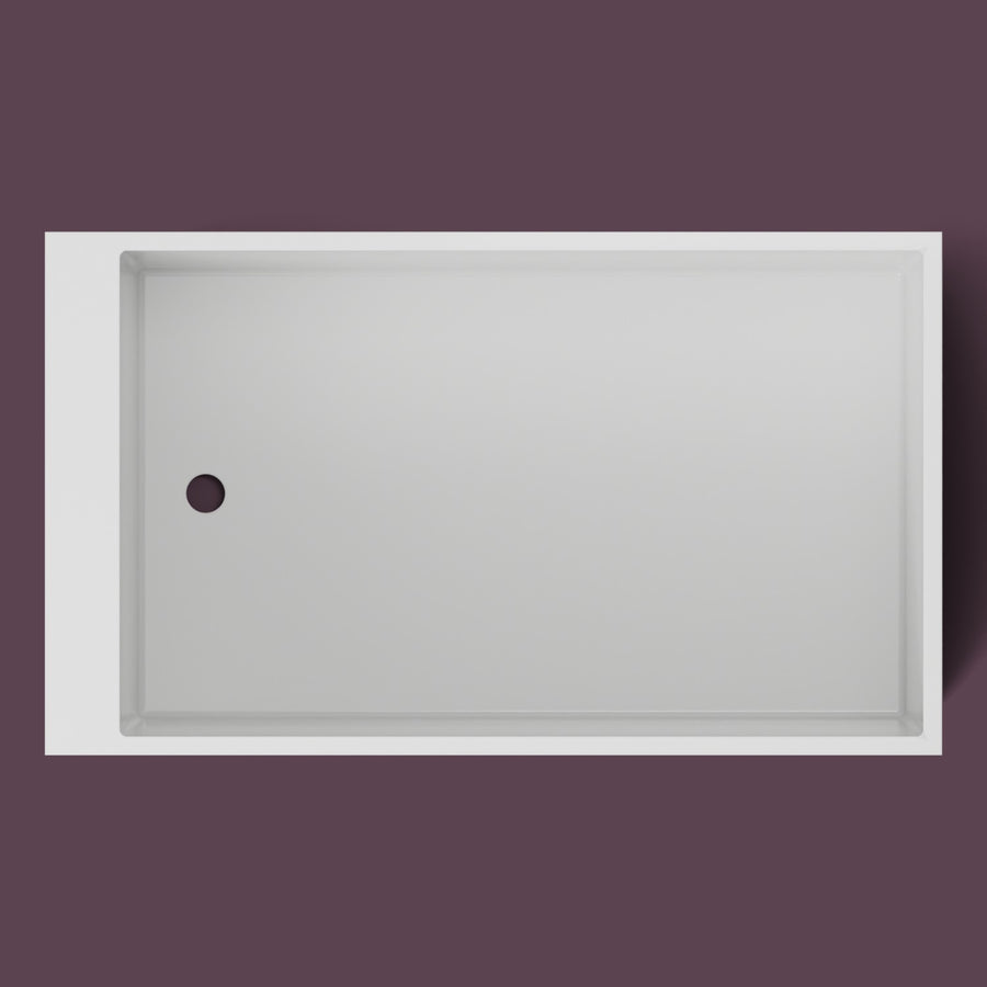 Omnitub Sheer – 1200 × 700 Deep Soaking Tub – 600mm Depth — from above