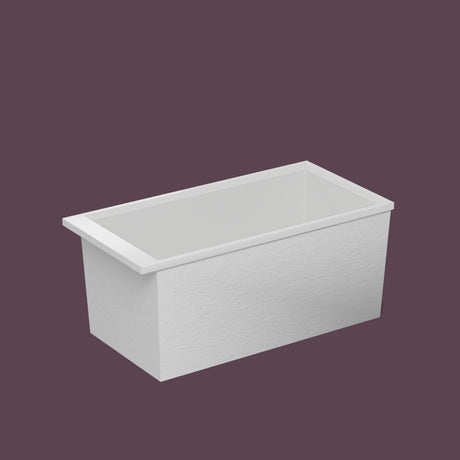 Omnitub Sheer 1400 – 1400 × 700 Deep Soaking Tub – 600mm Depth — side three-quarter [render:ext3q:nofeet] [bg:deepaub]