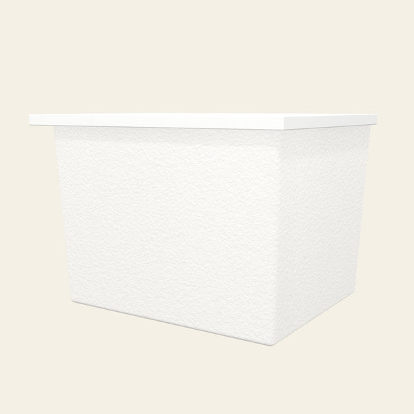 Omnitub Sheer 900 deep soaking tub in white — Low hero