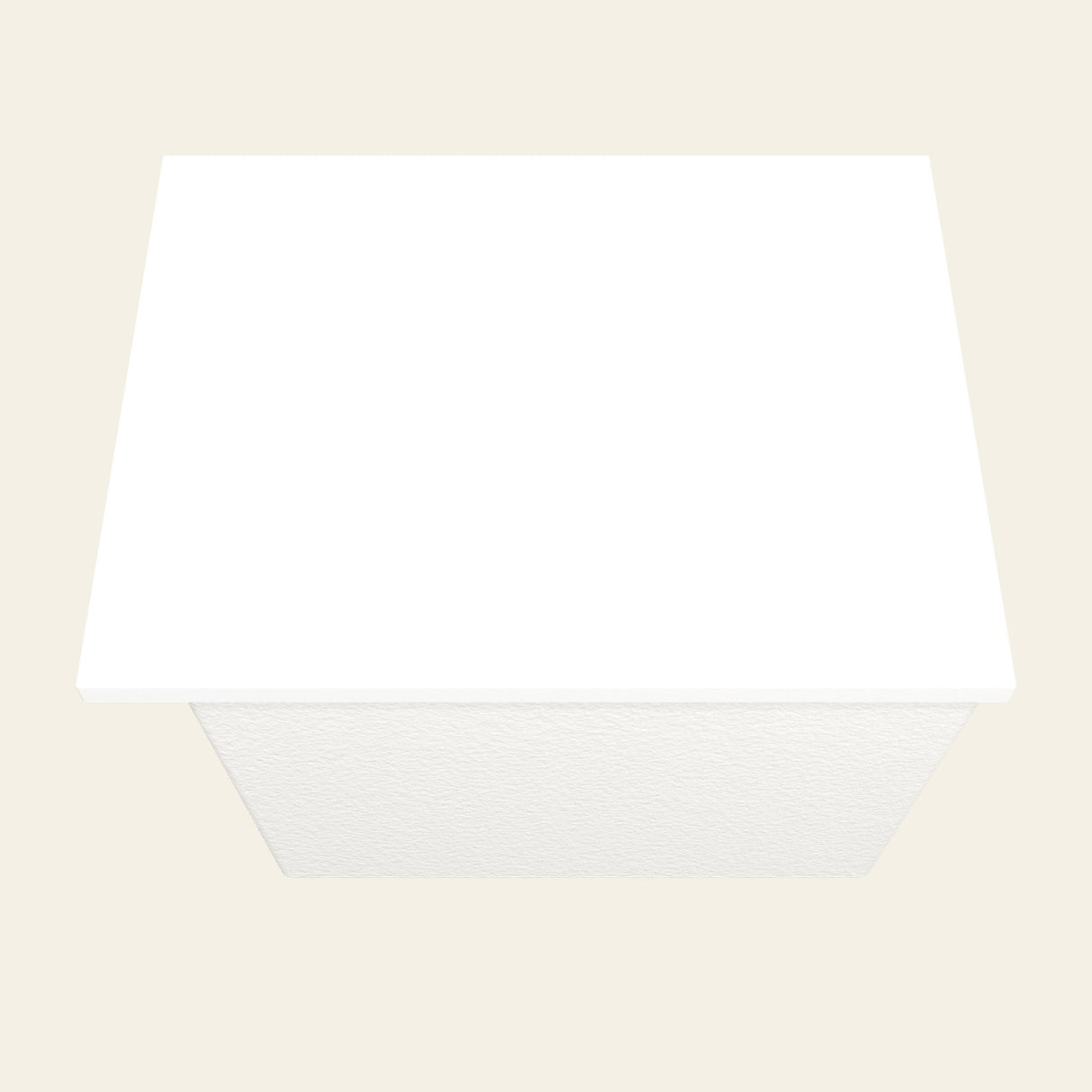 Omnitub Sheer 900 deep soaking tub in white — Looking in