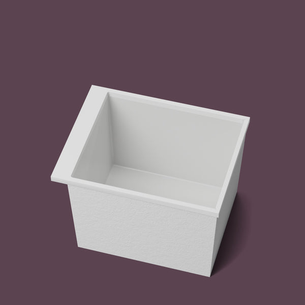 Omnitub Sheer – 900 × 700 Deep Soaking Tub – 600mm Depth — rim detail [render:rimdetail:nofeet] [bg:deepaub]