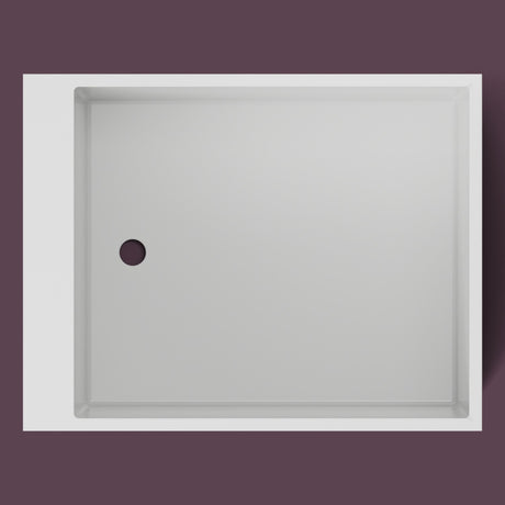 Omnitub Sheer – 900 × 700 Deep Soaking Tub – 600mm Depth — from above [render:topdown:nofeet] [bg:deepaub]