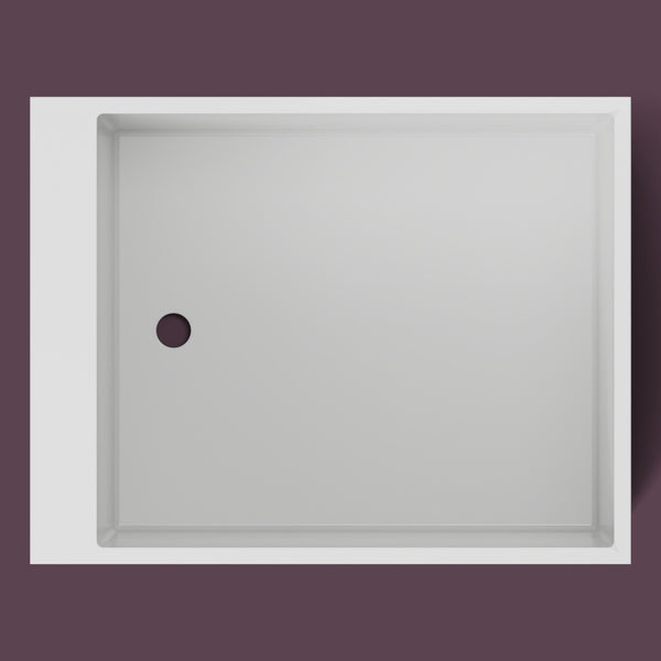 Omnitub Sheer – 900 × 700 Deep Soaking Tub – 600mm Depth — from above [render:topdown:nofeet] [bg:deepaub]