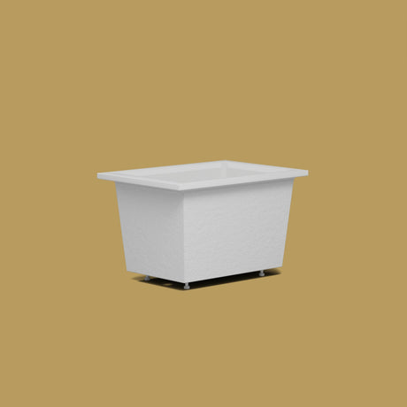 1050 x 750 Deep Soaking Tub – 600mm Depth – Rectangular – Omnitub — low corner on the feet kit [render:lowcorner:feet] [bg:brass]