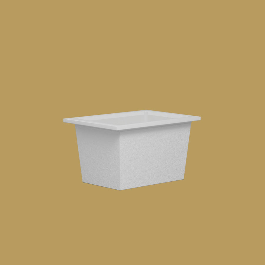 1050 x 750 Deep Soaking Tub – 600mm Depth – Rectangular – Omnitub — low corner