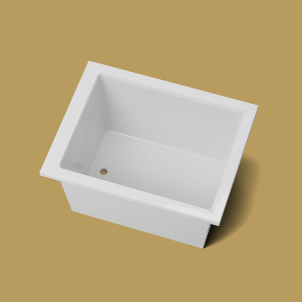 1150 x 900 Deep Soaking Tub – 600mm Depth – Rectangular – Omnitub — looking in [render:lookin:nofeet] [bg:brass]