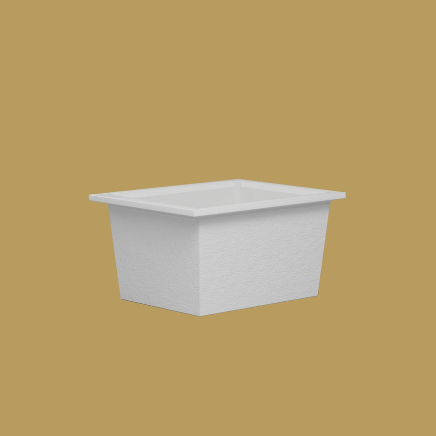 1150 x 900 Deep Soaking Tub – 600mm Depth – Rectangular – Omnitub — low corner