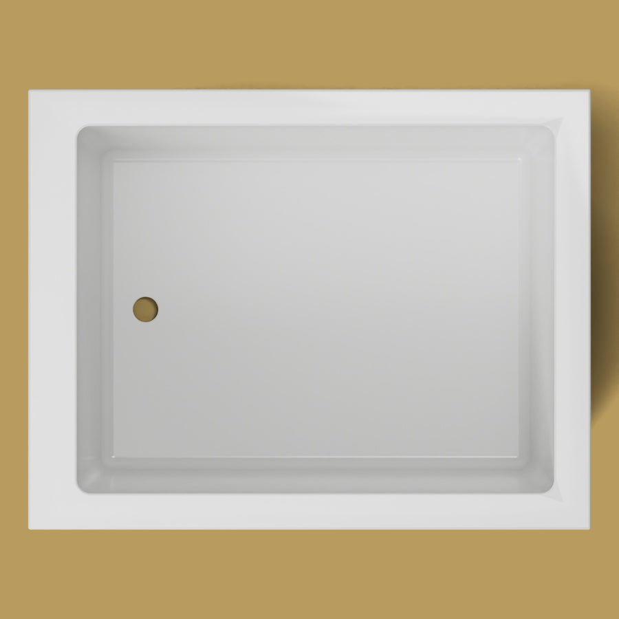 1150 x 900 Deep Soaking Tub – 600mm Depth – Rectangular – Omnitub — from above