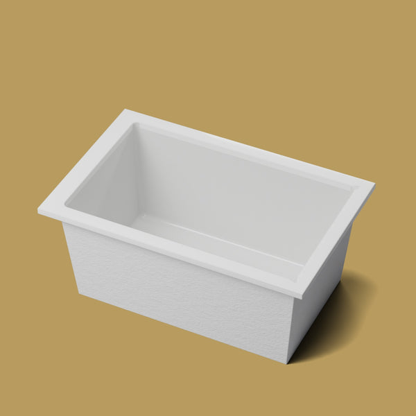 1400 x 900 Deep Soaking Tub – 600mm Depth – Rectangular – Omnitub — hero [render:hero:nofeet] [bg:brass]