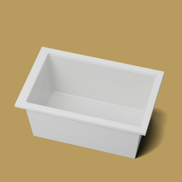 1400 x 900 Deep Soaking Tub – 600mm Depth – Rectangular – Omnitub — rim detail [render:rimdetail:nofeet] [bg:brass]