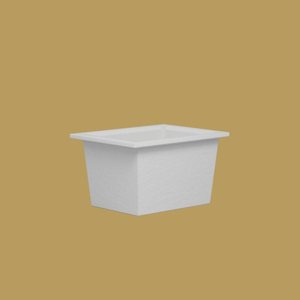 1050 x 800 Deep Soaking Tub – 600mm Depth – Rectangular – Omnitub — low corner [render:lowcorner:nofeet] [bg:brass]