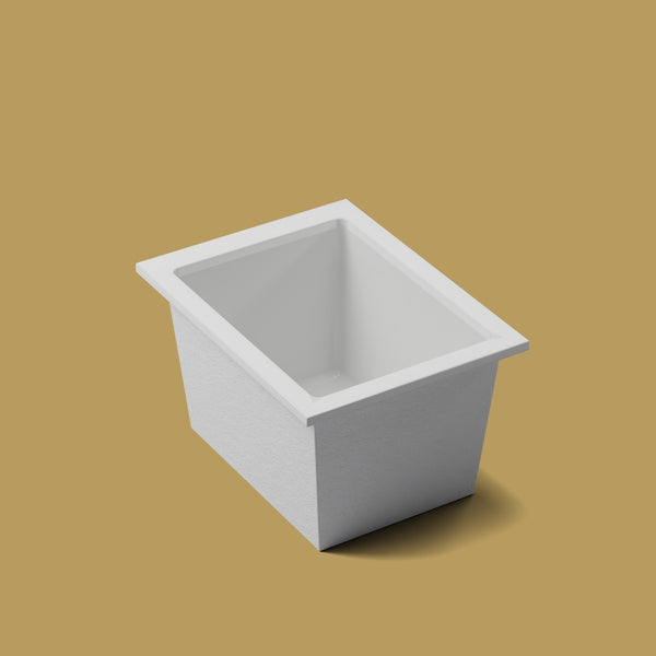 1050 x 800 Deep Soaking Tub – 600mm Depth – Rectangular – Omnitub — three-quarter [render:quarter:nofeet] [bg:brass]