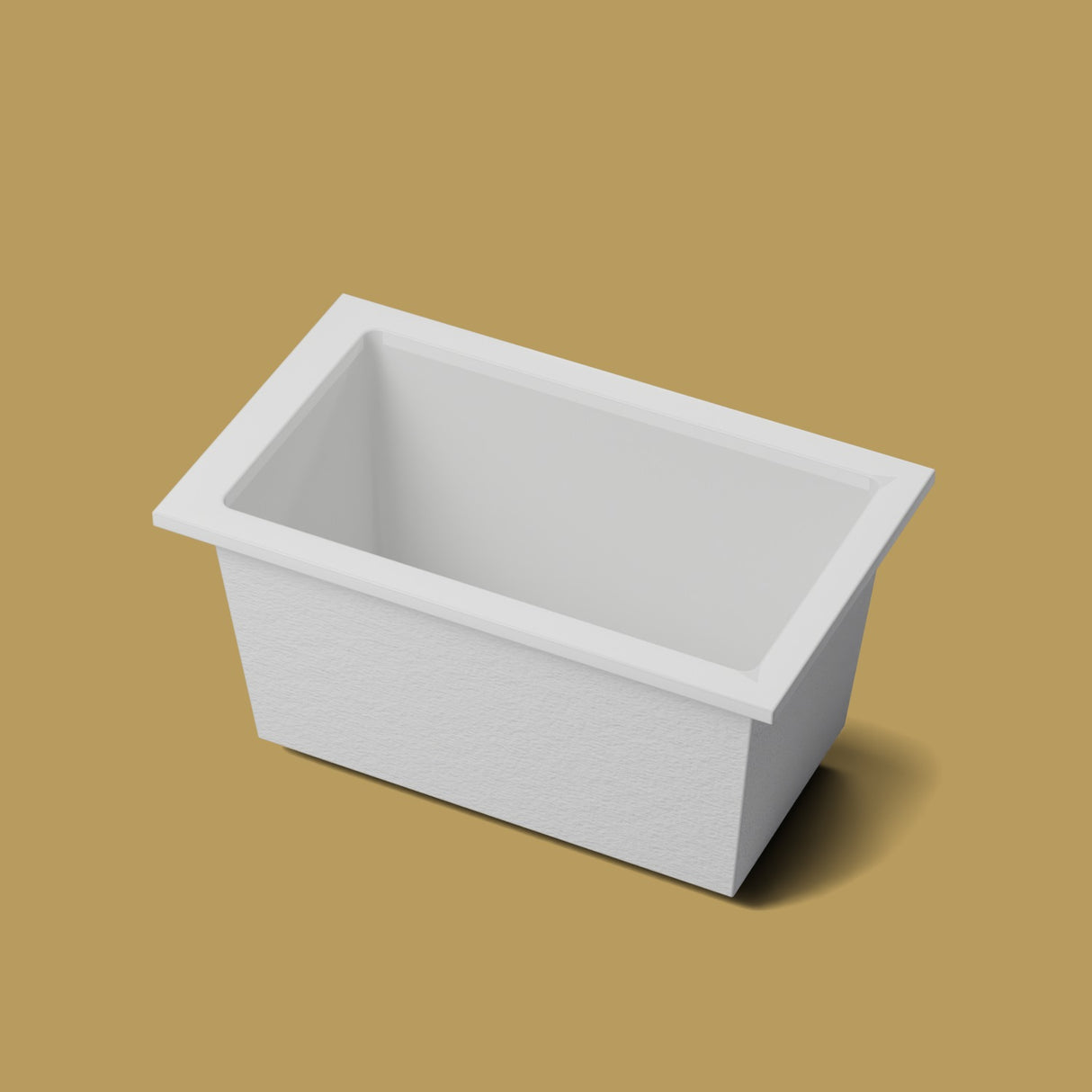 1250 x 750 Deep Soaking Tub – 600mm Depth – Rectangular – Omnitub — hero on the feet kit [render:hero:feet] [bg:brass]