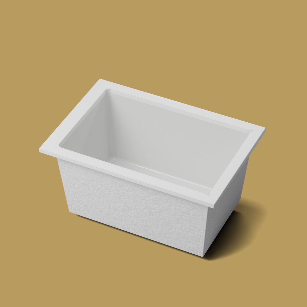 1250 x 850 Deep Soaking Tub – 600mm Depth – Rectangular – Omnitub — hero on the feet kit [render:hero:feet] [bg:brass]