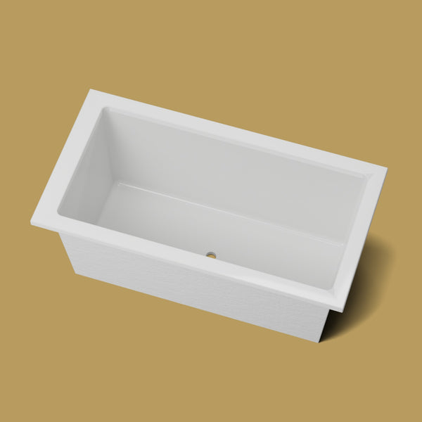 1500 x 800 Deep Soaking Tub – 600mm Depth – Rectangular – Omnitub — looking in [render:lookin:nofeet] [bg:brass]