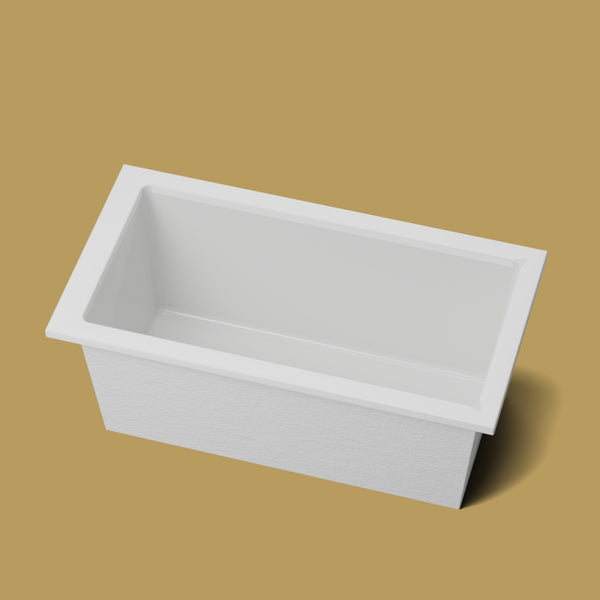 1500 x 800 Deep Soaking Tub – 600mm Depth – Rectangular – Omnitub — rim detail [render:rimdetail:nofeet] [bg:brass]