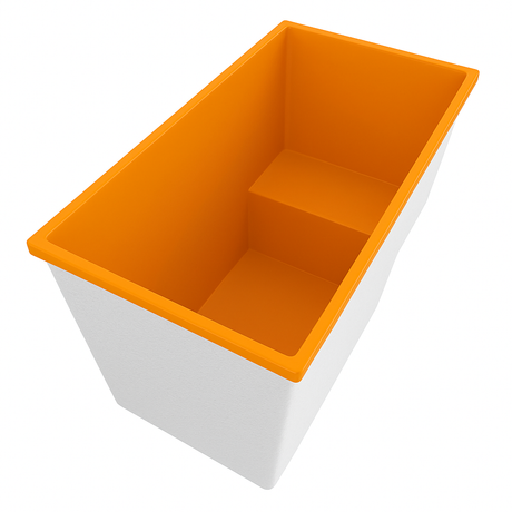 Deep Bathtub With Seat 1495 L x 800 W x 1000 Depth Handmade by Omnitub