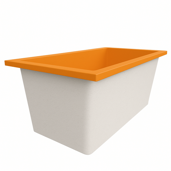 Omnitub 1500 x 800 handmade UK deep soaking tub 600mm depth rectangular - additional view 5