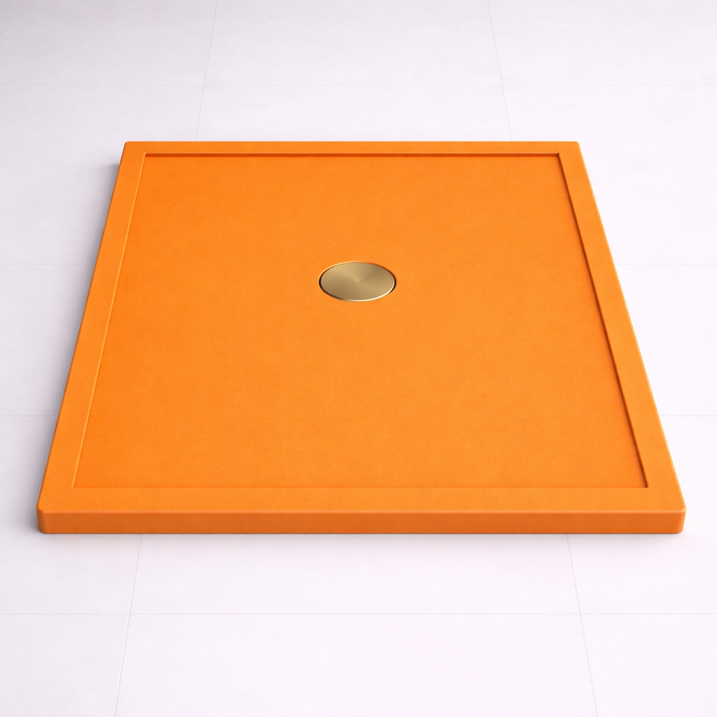 Omnitub 740 × 590 Rectangular Shower Tray – 35mm Slim Non-Slip - interior detail 4