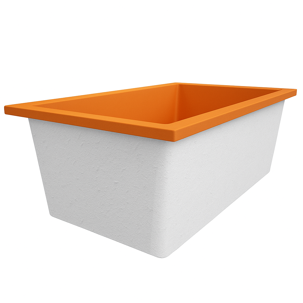 1500 L x 1050 W x 625 H. Bain profond. Omnitub Duo Extra 