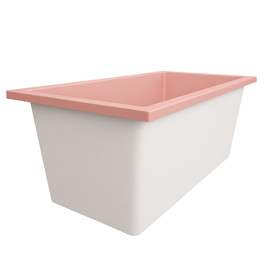 1400 x 800 Deep Soaking Tub – 600mm Depth – Rectangular – Omnitub