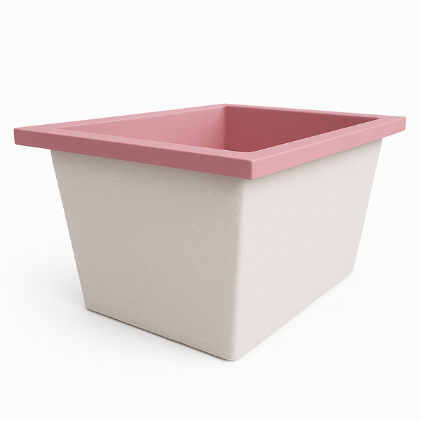Omnitub Solo Extra 1150 x 900 handmade UK deep soaking tub 600mm depth rectangular - product detail 6