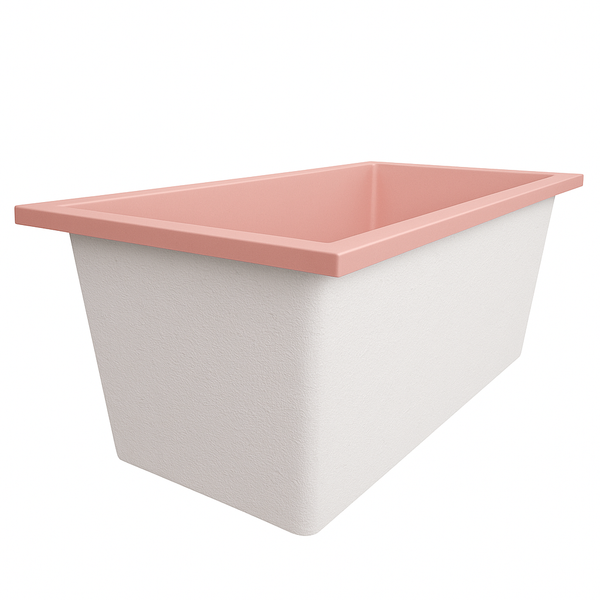 Omnitub 1500 x 800 handmade UK deep soaking tub 600mm depth rectangular - configuration detail 5