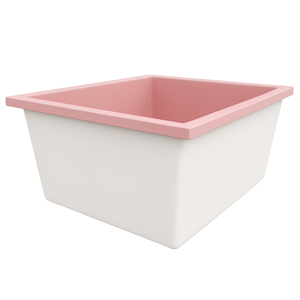 1400 L x 1200 W x 625 H. Bain profond. Omnitub Duo Flow