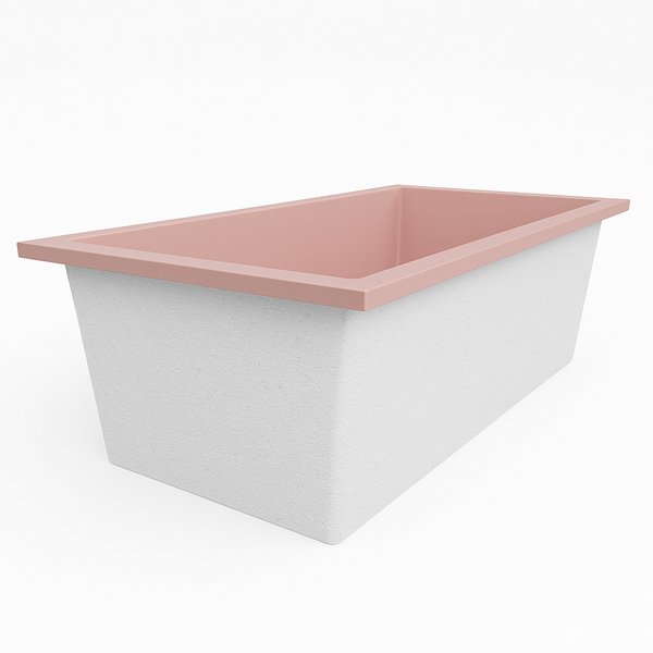 Omnitub Deluxe 1750 x 950 handmade UK deep soaking tub 600mm depth wide rectangular - feature highlight 4