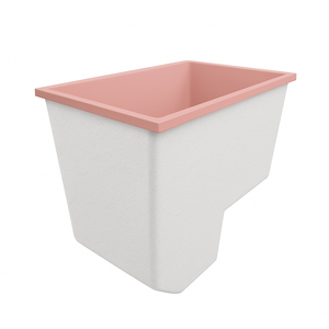 Deep Bathtub With Seat 1100 L x 700 W x 1000 Depth Handmade by Omnitub