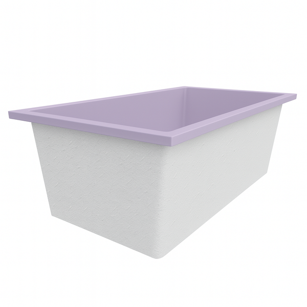 Omnitub Deluxe 1750 x 950 handmade UK deep soaking tub 600mm depth wide rectangular - gallery image 4