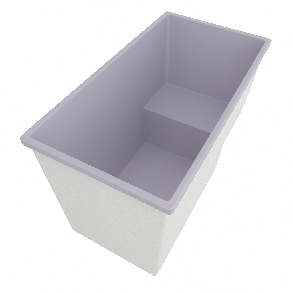 1495 x 800 Seated Soaking Tub – 1000mm Depth – Rectangular – Omnitub