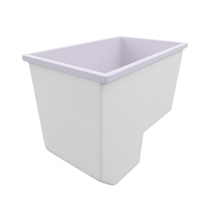 Deep Bathtub With Seat 1100 L x 700 W x 1000 Depth Handmade by Omnitub