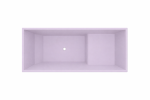 Baignoire à assise profonde 1100 L x 700 W x 1000 H Baignoire de trempage japonaise d'Omnitub