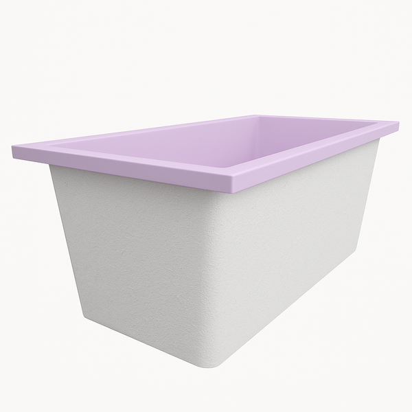 Omnitub 1500 x 800 handmade UK deep soaking tub 600mm depth rectangular - feature highlight 5