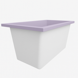 Omnitub 1250 x 750 Deep Soaking Bathtub – 600mm Internal Depth – Rectangular