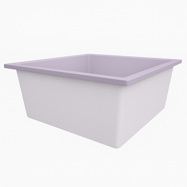 Omnitub Duo Ultra 1500 x 1500 handmade deep soaking tub 600mm depth square - lifestyle setting 5