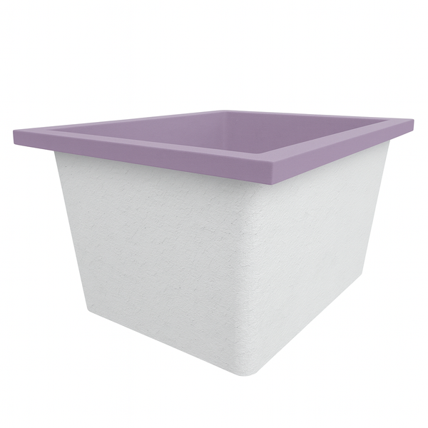 Omnitub Solo Extra 1150 x 900 handmade UK deep soaking tub 600mm depth rectangular - colour detail 6