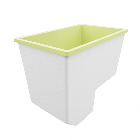 Deep Bathtub With Seat 1100 L x 1100 W x 1000 Depth Handmade by Omnitub