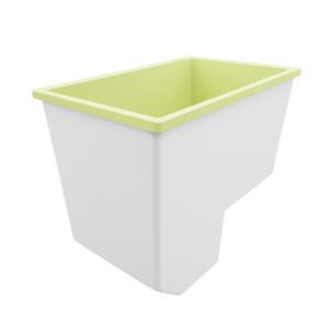 Deep Bathtub With Seat 1100 L x 700 W x 1000 Depth Handmade by Omnitub